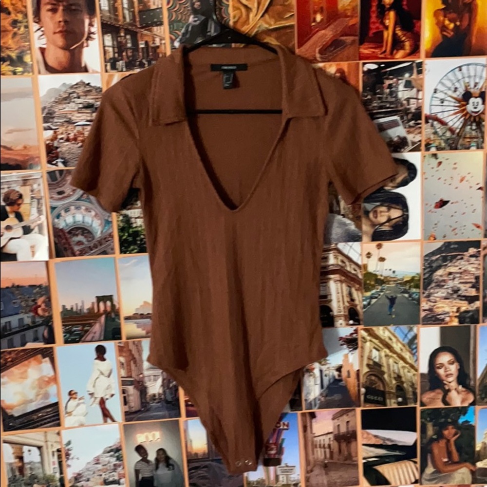 Forever 21 Burnt Orange Bodysuit